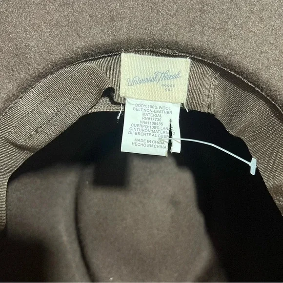 UNIVERSAL THREAD ~ Chocolate Brown 100% Wool Women’s Hat - Picture 5 of 5